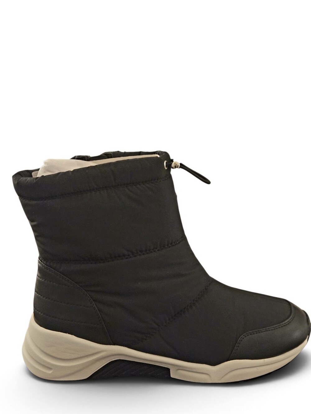 Linea Paolo Gillie-L Black Quilted Winter Boot